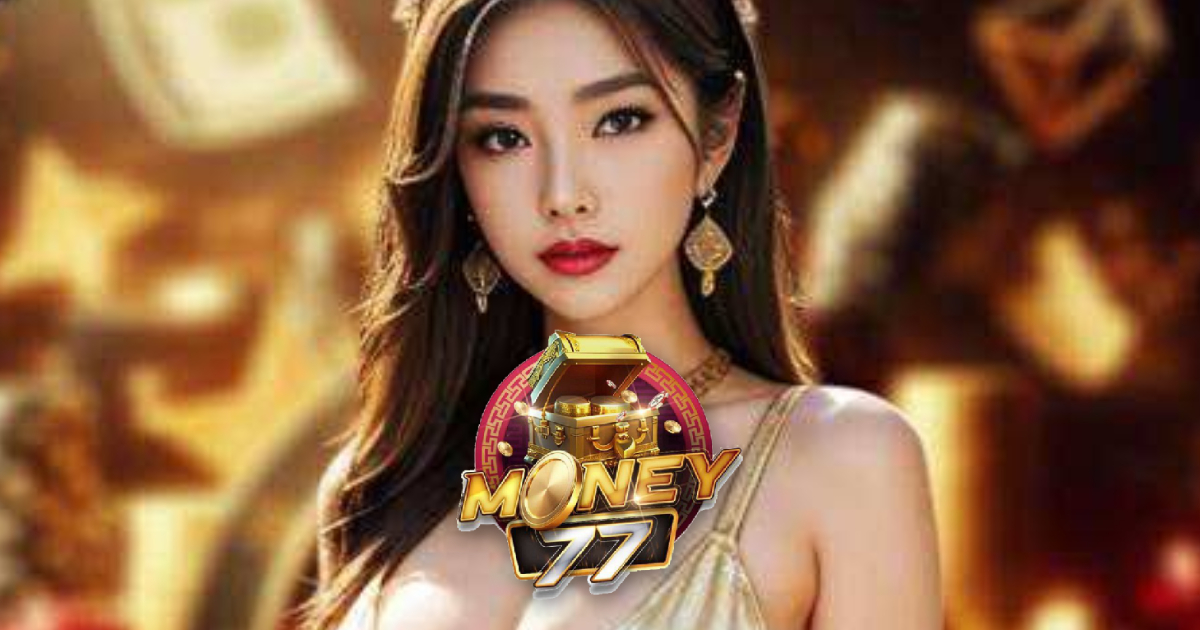Main banner showing the Money 77 platform on mobile and desktop